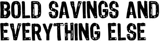 Bold Savings