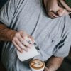 guy pouring detroit bold coffee