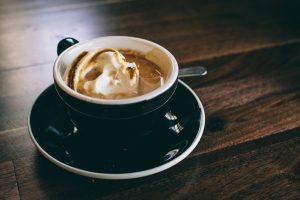 Detroit style carmel coffee float by Detroit Bold Coffee Company