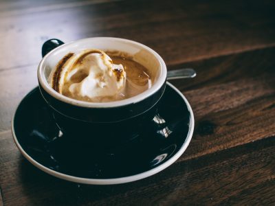 Detroit style carmel coffee float by Detroit Bold Coffee Company